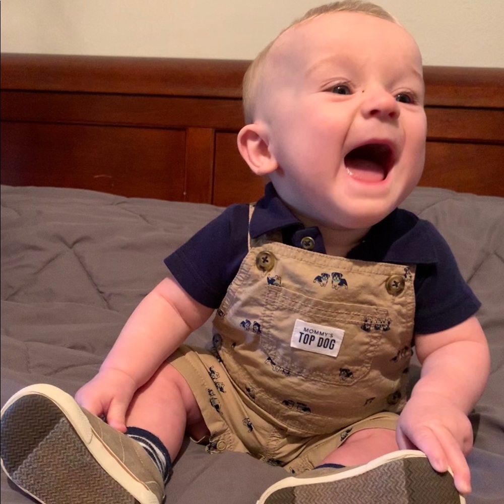 Mommy’s Top Dog 2 piece outfit -size 6 months